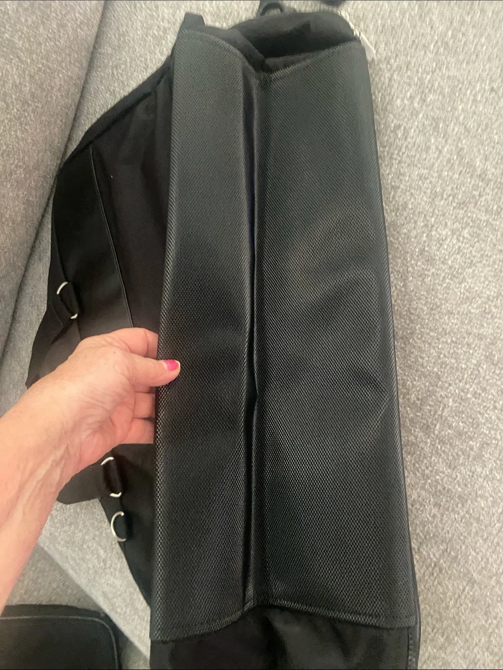 Harley-Davidson Black Two-Tone Duffel Bag